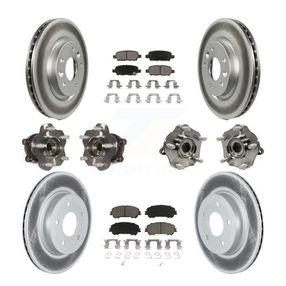 [Avant + Arrière] Kit d'ensemble roulement de roue et moyeu pour 2019 Nissan Rogue Sport Qashqai avec Manual Parking SL avec AWD KBB-122990
