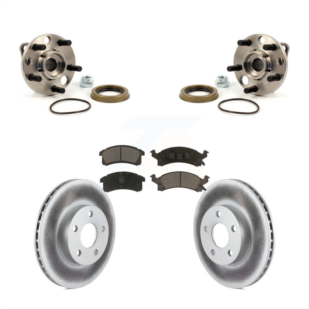 [Avant] Kit d'ensemble roulement de roue et moyeu pour Chevrolet Cavalier Pontiac Sunfire Grand Am Buick Skylark Corsica Oldsmobile Achieva Beretta Sunbird Cutlass Calais KBB-122992