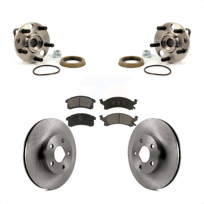 [Avant] Kit d'ensemble roulement de roue et moyeu pour Chevrolet Cavalier Pontiac Sunfire Grand Am Buick Skylark Corsica Oldsmobile Achieva Beretta Sunbird Cutlass Calais KBB-123017