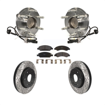 [Avant] Kit d'ensemble roulement de roue et moyeu pour 2019 Chevrolet Silverado 1500 LD RWD 4 Piston Caliper KBB-123068 par Transit Auto