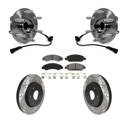 [Avant] Kit d'ensemble roulement de roue et moyeu pour 2019 Chevrolet Silverado 1500 LD 4WD 4 Piston Caliper KBB-123070 par Transit Auto