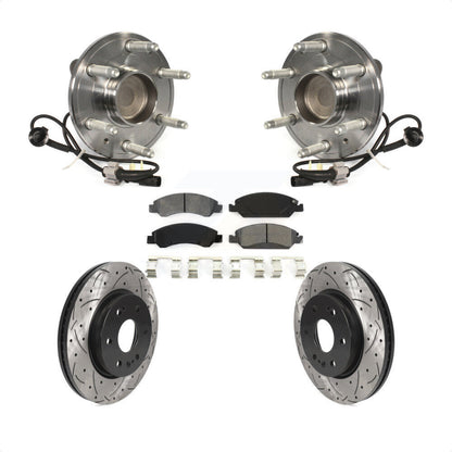 [Avant] Kit d'ensemble roulement de roue et moyeu pour 2019 Chevrolet Silverado 1500 LD RWD 4 Piston Caliper KBB-123071 par Transit Auto
