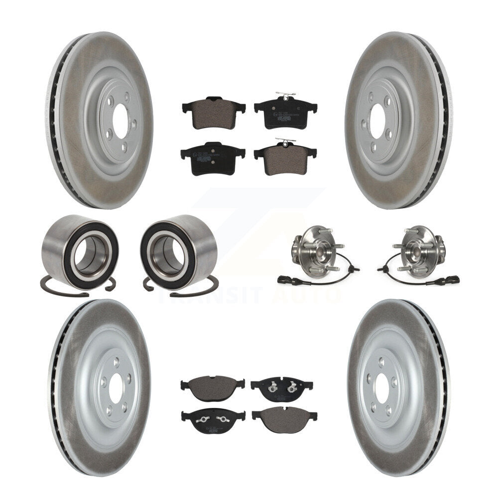 [Avant + Arrière] Kit d'ensemble roulement de roue et moyeu pour Jaguar XF KBB-123108