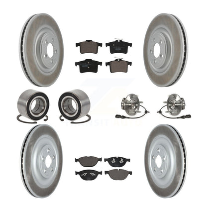 [Avant + Arrière] Kit d'ensemble roulement de roue et moyeu pour Jaguar XF KBB-123108