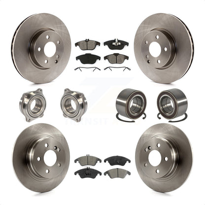[Avant + Arrière] Kit de Roulement de roue pour 2011-2012 Mercedes-Benz C300 avec 322mm Diameter Rotor KBB-123166 par Transit Auto