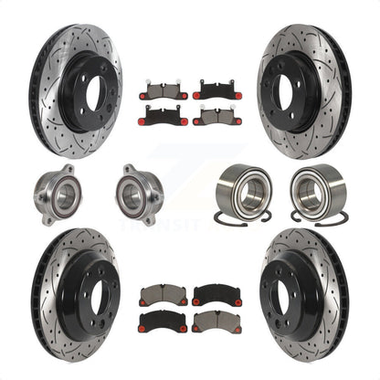[Avant + Arrière] Kit de Roulement de roue pour 2016-2017 Volkswagen Touareg KBB-123189 par Transit Auto