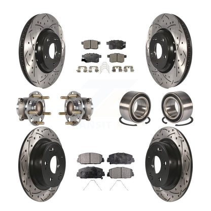 [Avant + Arrière] Kit de Roulement de roue pour Honda Accord KBB-123195
