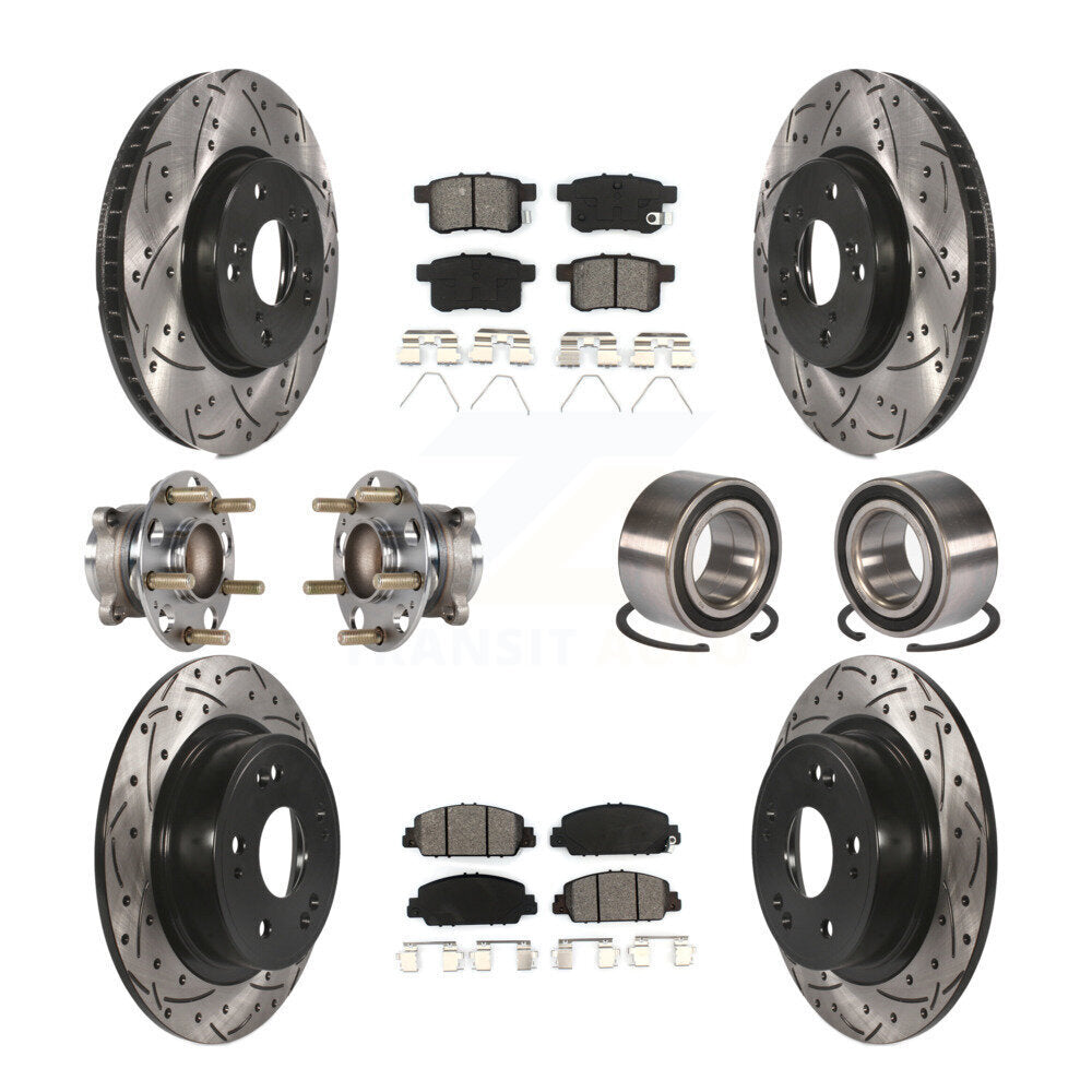 [Avant + Arrière] Kit de Roulement de roue pour Honda Accord KBB-123213