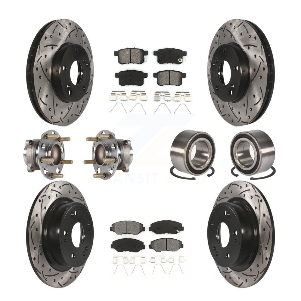 [Avant + Arrière] Kit de Roulement de roue pour Honda Accord KBB-123215