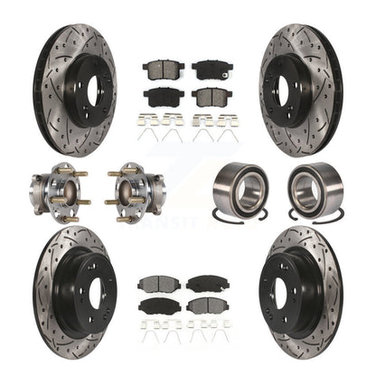 [Avant + Arrière] Kit de Roulement de roue pour Honda Accord KBB-123215