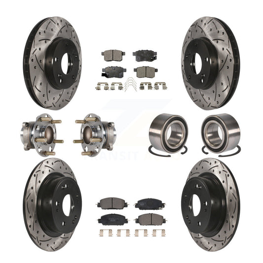 [Avant + Arrière] Kit de Roulement de roue pour 2016 Honda Accord LX-S avec 2.4L KBB-123224