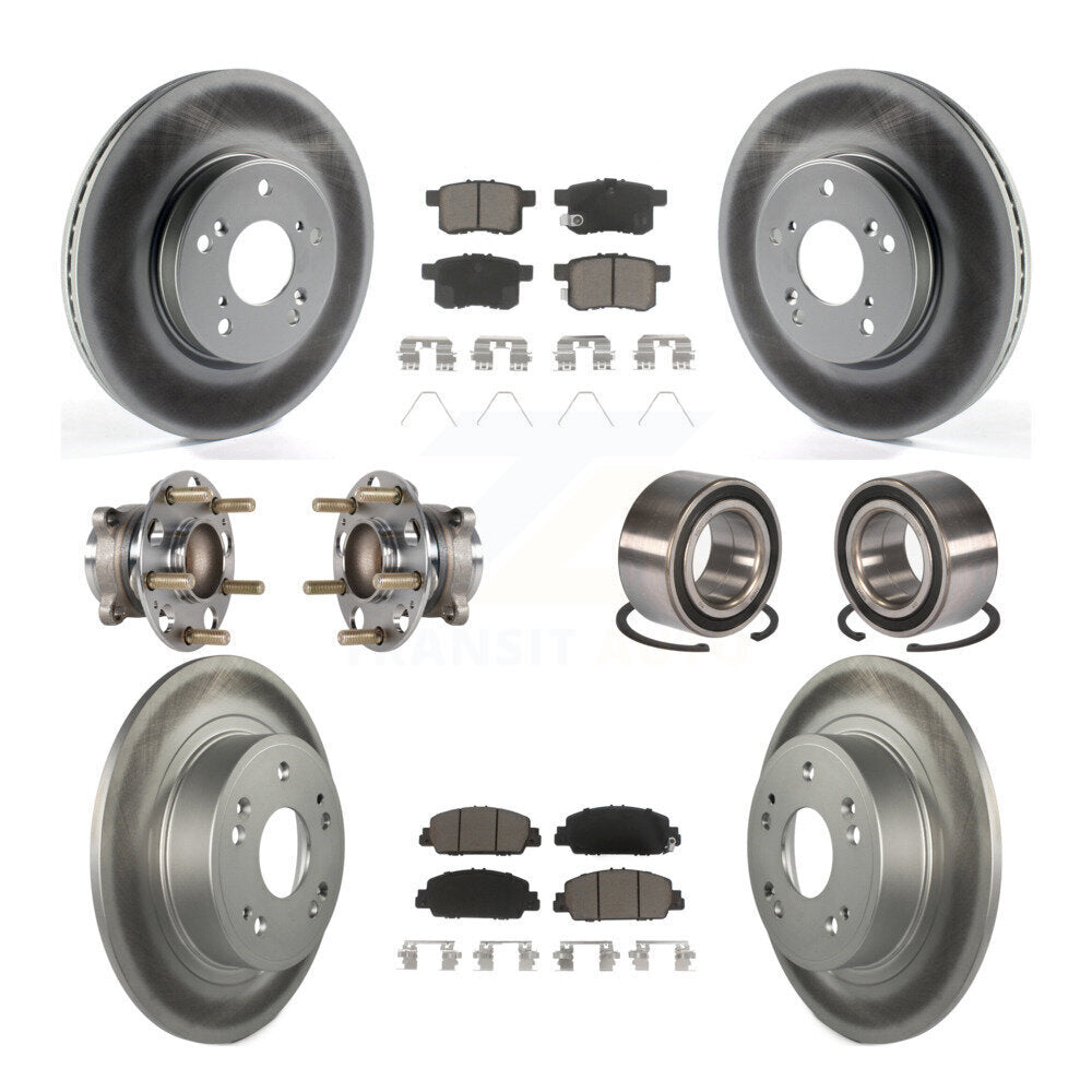 [Avant + Arrière] Kit de Roulement de roue pour 2016-2017 Honda Accord EX-L avec 3.5L KBB-123242