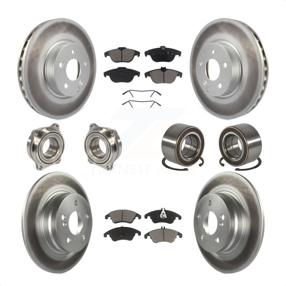 [Avant + Arrière] Kit de Roulement de roue pour 2011-2012 Mercedes-Benz C300 avec 322mm Diameter Rotor KBB-123257 par Transit Auto