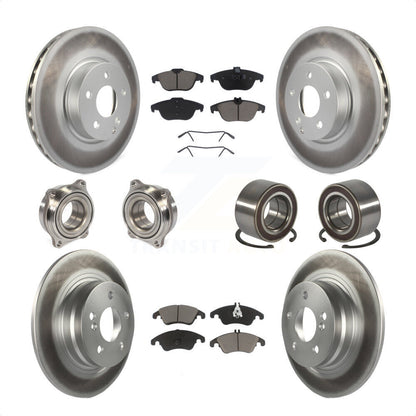 [Avant + Arrière] Kit de Roulement de roue pour 2011-2012 Mercedes-Benz C300 avec 322mm Diameter Rotor KBB-123257 par Transit Auto
