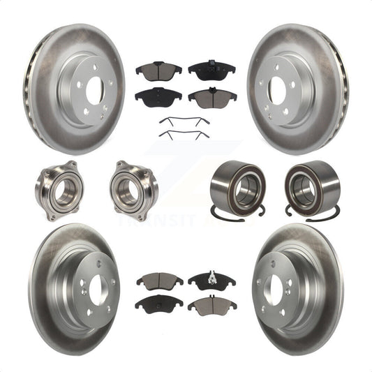 [Avant + Arrière] Kit de Roulement de roue pour 2011-2012 Mercedes-Benz C300 avec 322mm Diameter Rotor KBB-123257 par Transit Auto