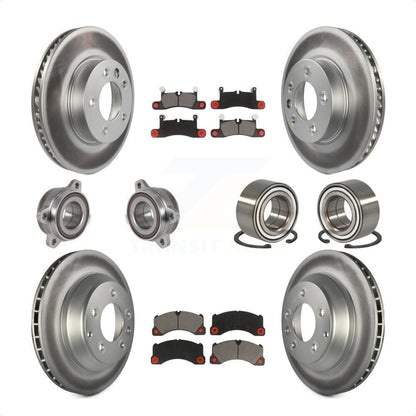 [Avant + Arrière] Kit de Roulement de roue pour 2016-2017 Volkswagen Touareg KBB-123259 par Transit Auto