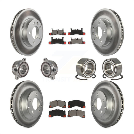 [Avant + Arrière] Kit de Roulement de roue pour 2016-2017 Volkswagen Touareg KBB-123259 par Transit Auto