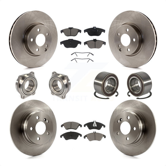[Avant + Arrière] Kit de Roulement de roue pour 2011-2012 Mercedes-Benz C300 avec 322mm Diameter Rotor KBB-123277 par Transit Auto