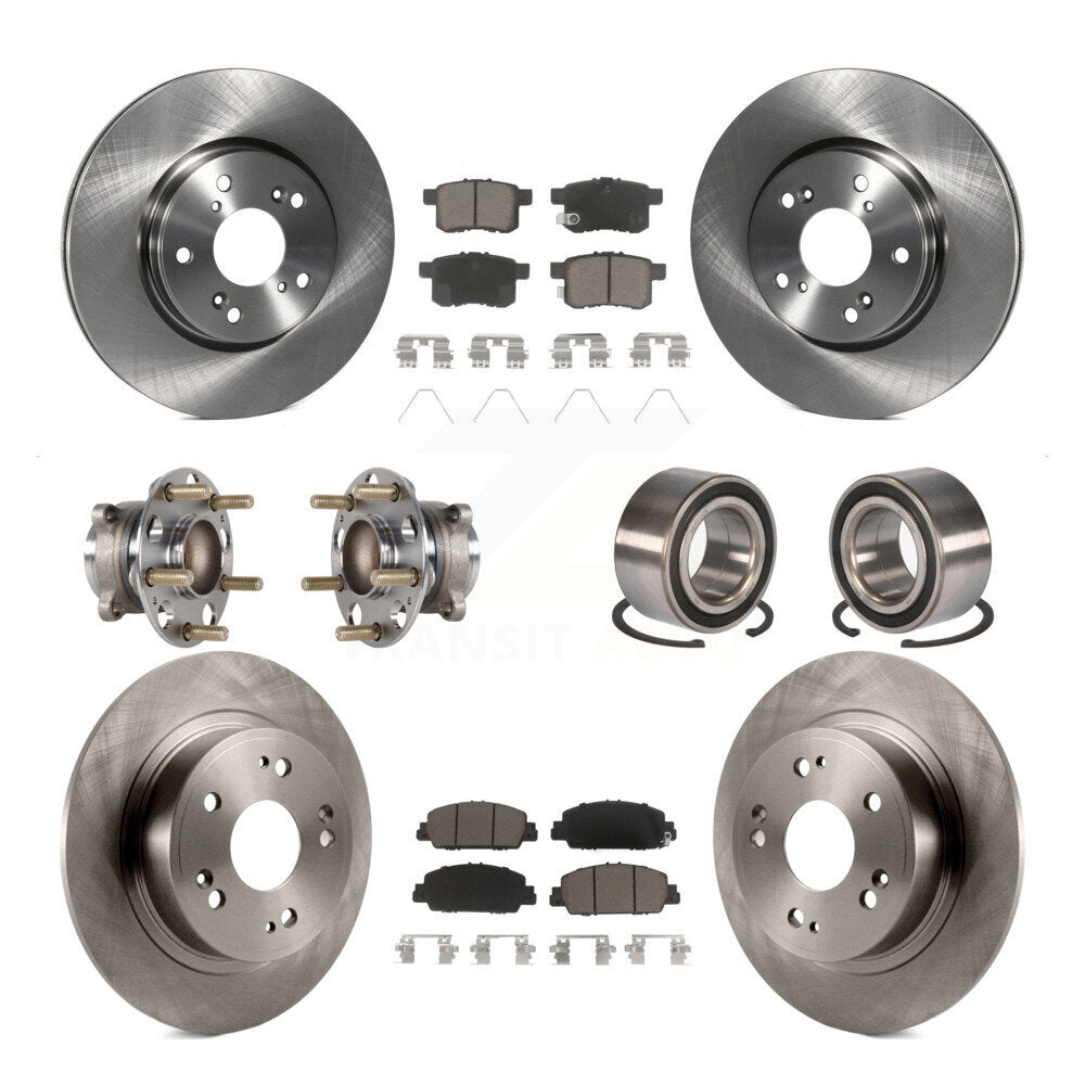 [Avant + Arrière] Kit de Roulement de roue pour 2016-2017 Honda Accord EX-L avec 3.5L KBB-123281