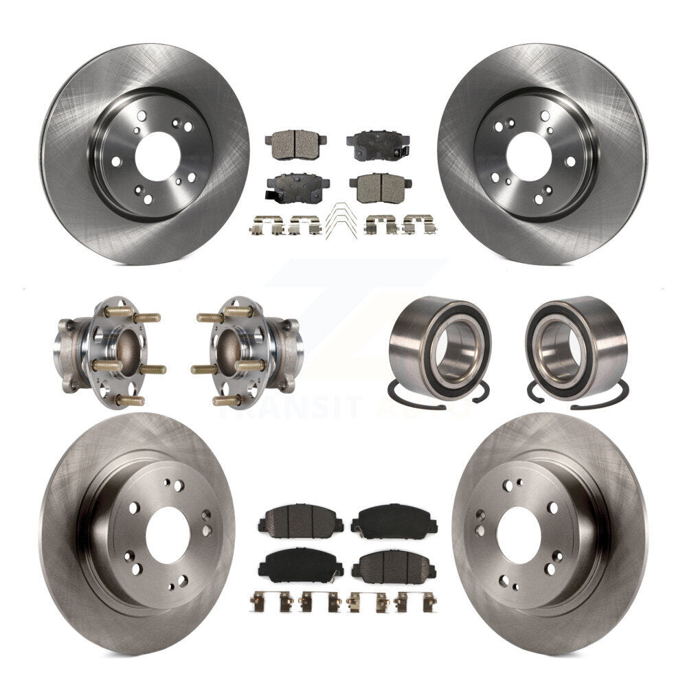 [Avant + Arrière] Kit de Roulement de roue pour 2016-2017 Honda Accord EX-L avec 3.5L KBB-123295