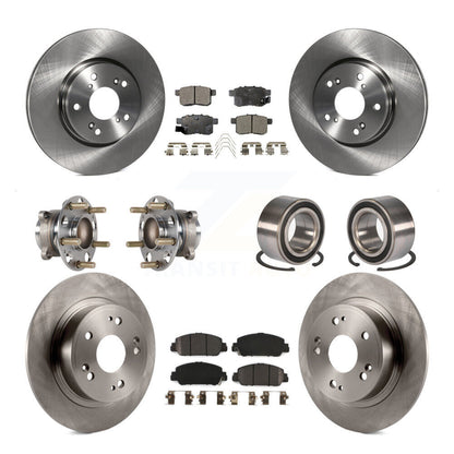 [Avant + Arrière] Kit de Roulement de roue pour 2016-2017 Honda Accord EX-L avec 3.5L KBB-123295