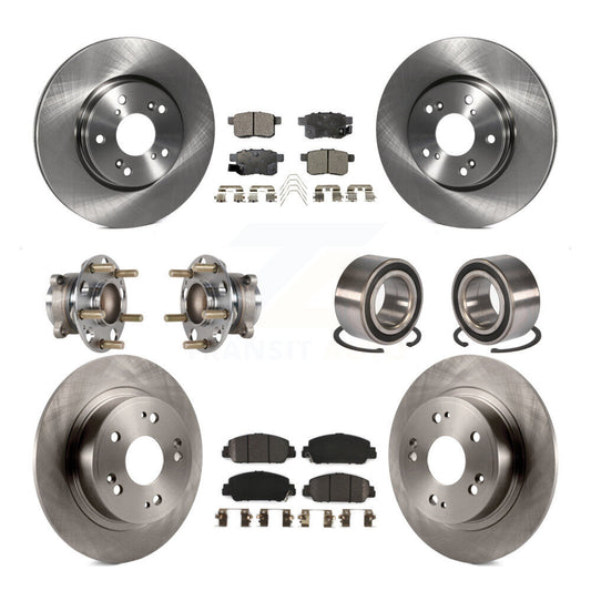 [Avant + Arrière] Kit de Roulement de roue pour 2016-2017 Honda Accord EX-L avec 3.5L KBB-123295