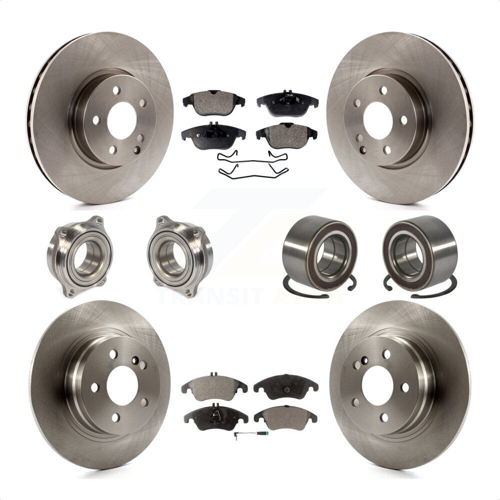 [Avant + Arrière] Kit de Roulement de roue pour 2011-2012 Mercedes-Benz C300 avec 322mm Diameter Rotor KBB-123303 par Transit Auto