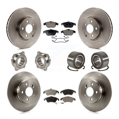 [Avant + Arrière] Kit de Roulement de roue pour 2011-2012 Mercedes-Benz C300 avec 322mm Diameter Rotor KBB-123303 par Transit Auto