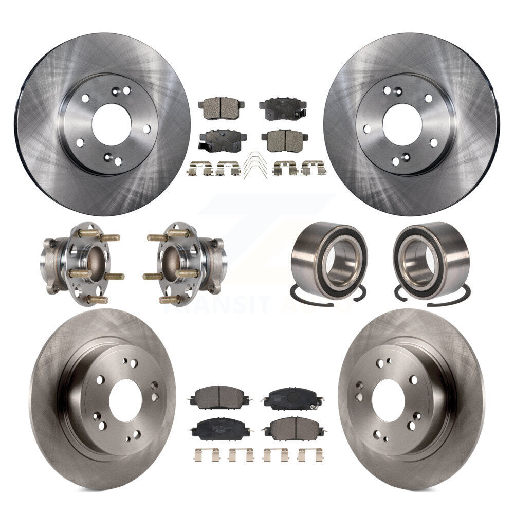 [Avant + Arrière] Kit de Roulement de roue pour 2016 Honda Accord LX-S avec 2.4L KBB-123312