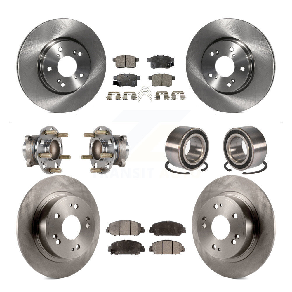 [Avant + Arrière] Kit de Roulement de roue pour 2016-2017 Honda Accord EX-L avec 3.5L KBB-123314