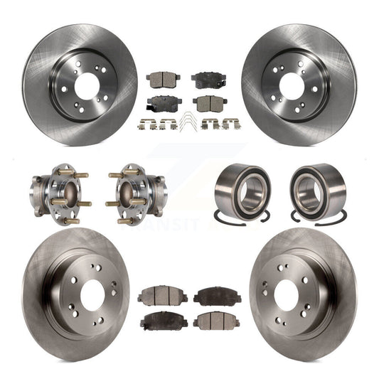 [Avant + Arrière] Kit de Roulement de roue pour 2016-2017 Honda Accord EX-L avec 3.5L KBB-123314