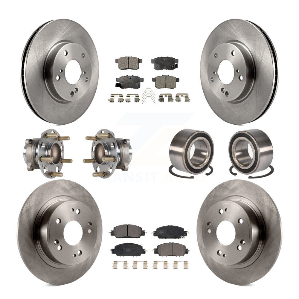 [Avant + Arrière] Kit de Roulement de roue pour 2017 Honda Accord LX-S KBB-123315