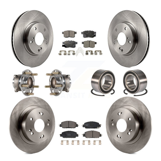 [Avant + Arrière] Kit de Roulement de roue pour 2017 Honda Accord LX-S KBB-123315
