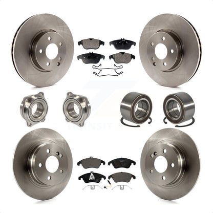 [Avant + Arrière] Kit de Roulement de roue pour 2011-2012 Mercedes-Benz C300 avec 322mm Diameter Rotor KBB-123326 par Transit Auto