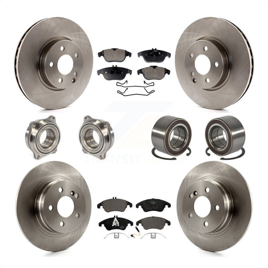[Avant + Arrière] Kit de Roulement de roue pour 2011-2012 Mercedes-Benz C300 avec 322mm Diameter Rotor KBB-123326 par Transit Auto