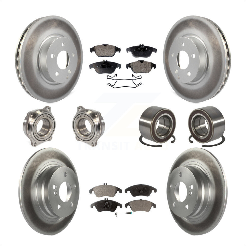 [Avant + Arrière] Kit de Roulement de roue pour 2011-2012 Mercedes-Benz C300 avec 322mm Diameter Rotor KBB-123332 par Transit Auto