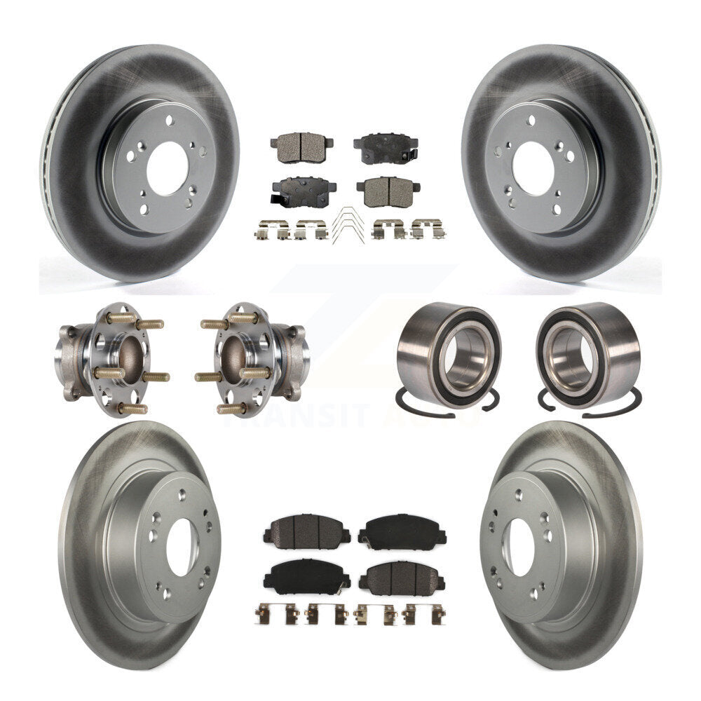 [Avant + Arrière] Kit de Roulement de roue pour 2016-2017 Honda Accord EX-L avec 3.5L KBB-123338
