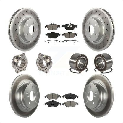 [Avant + Arrière] Kit de Roulement de roue pour 2011-2012 Mercedes-Benz C300 avec 322mm Diameter Rotor KBB-123348 par Transit Auto
