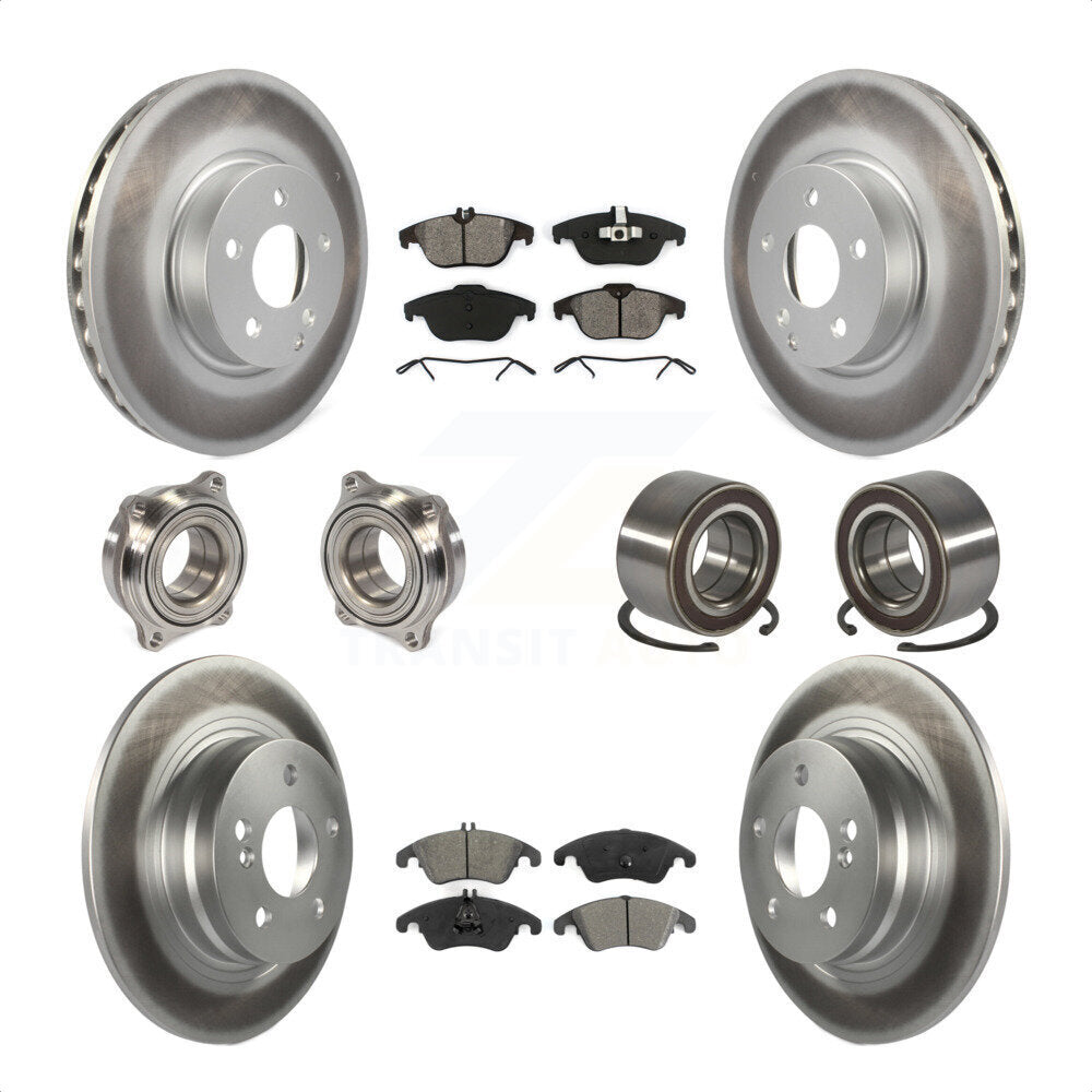 [Avant + Arrière] Kit de Roulement de roue pour 2011-2012 Mercedes-Benz C300 avec 322mm Diameter Rotor KBB-123349 par Transit Auto