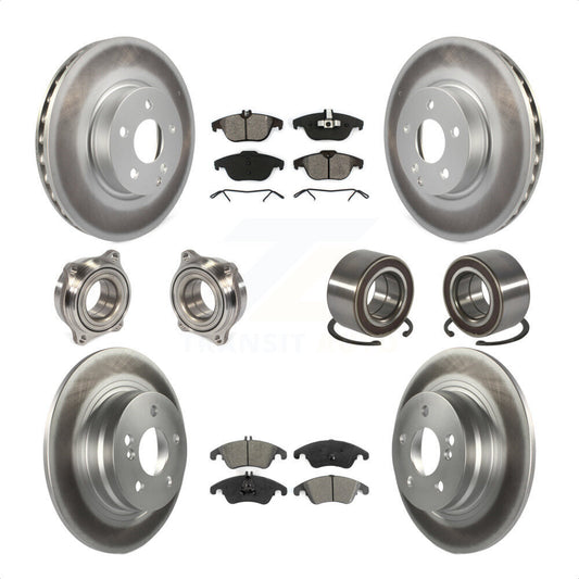 [Avant + Arrière] Kit de Roulement de roue pour 2011-2012 Mercedes-Benz C300 avec 322mm Diameter Rotor KBB-123349 par Transit Auto