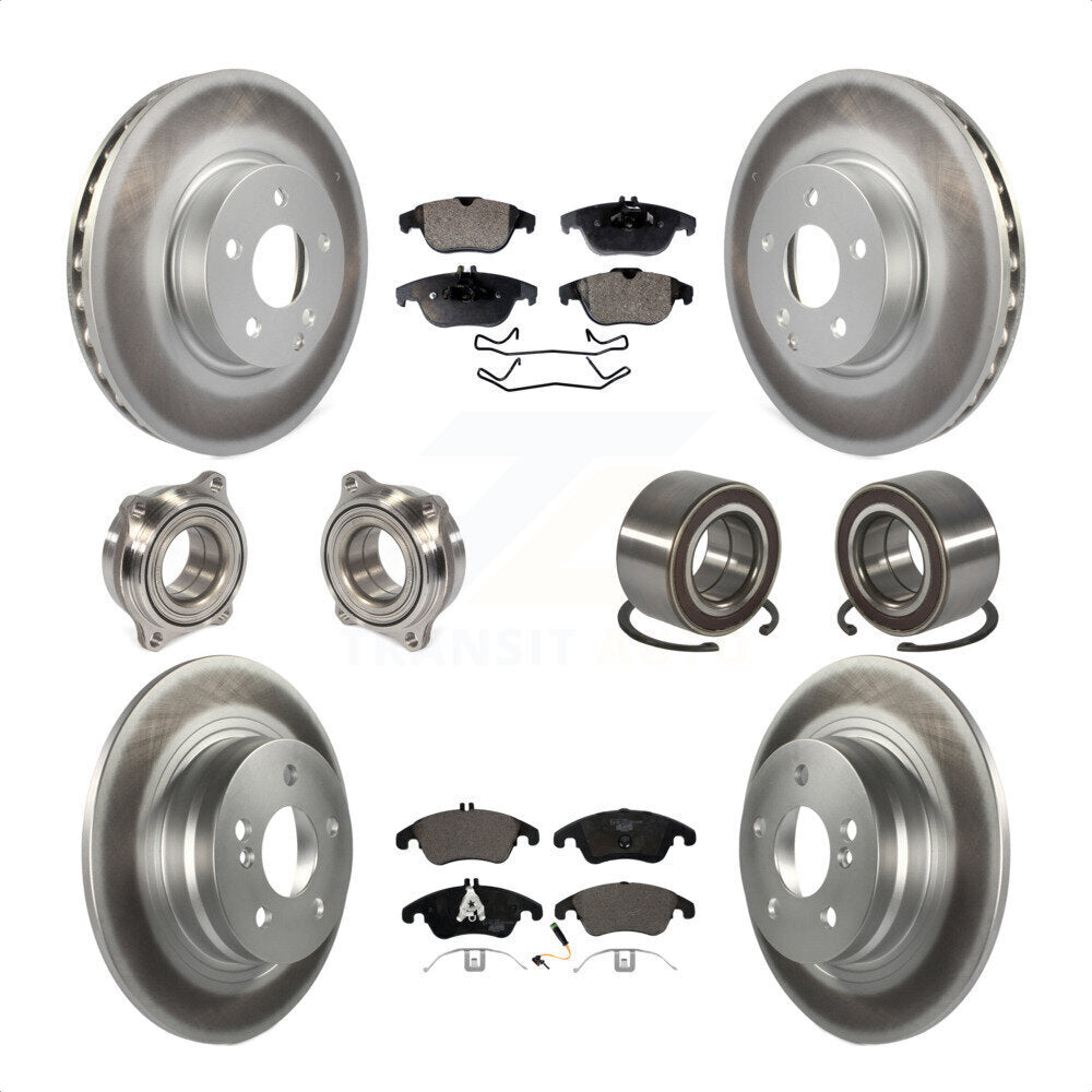 [Avant + Arrière] Kit de Roulement de roue pour 2011-2012 Mercedes-Benz C300 avec 322mm Diameter Rotor KBB-123381 par Transit Auto