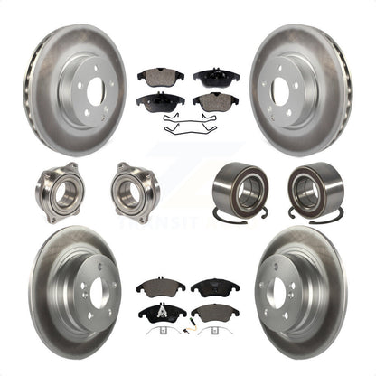 [Avant + Arrière] Kit de Roulement de roue pour 2011-2012 Mercedes-Benz C300 avec 322mm Diameter Rotor KBB-123381 par Transit Auto