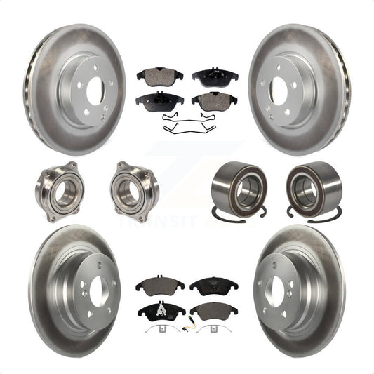 [Avant + Arrière] Kit de Roulement de roue pour 2011-2012 Mercedes-Benz C300 avec 322mm Diameter Rotor KBB-123381 par Transit Auto