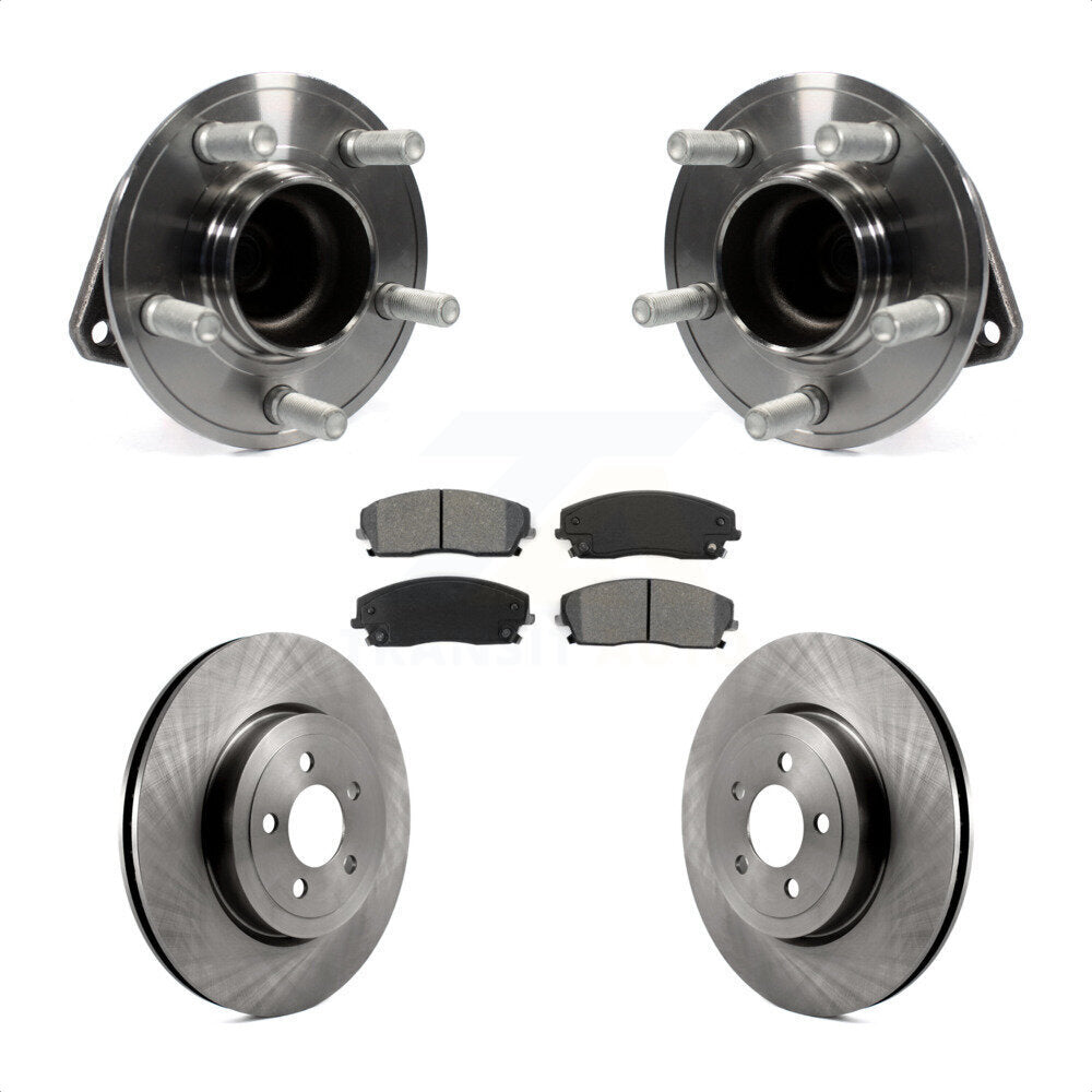 [Avant] Kit d'ensemble roulement de roue et moyeu pour 2015-2018 Dodge Charger RWD avec 3.6L 345mm Diameter Rotor KBB-123408