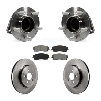 [Avant] Kit d'ensemble roulement de roue et moyeu pour 2015-2018 Dodge Charger RWD avec 3.6L 345mm Diameter Rotor KBB-123408