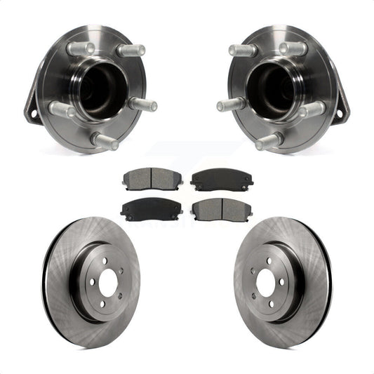 [Avant] Kit d'ensemble roulement de roue et moyeu pour 2015-2018 Dodge Charger RWD avec 3.6L 345mm Diameter Rotor KBB-123408