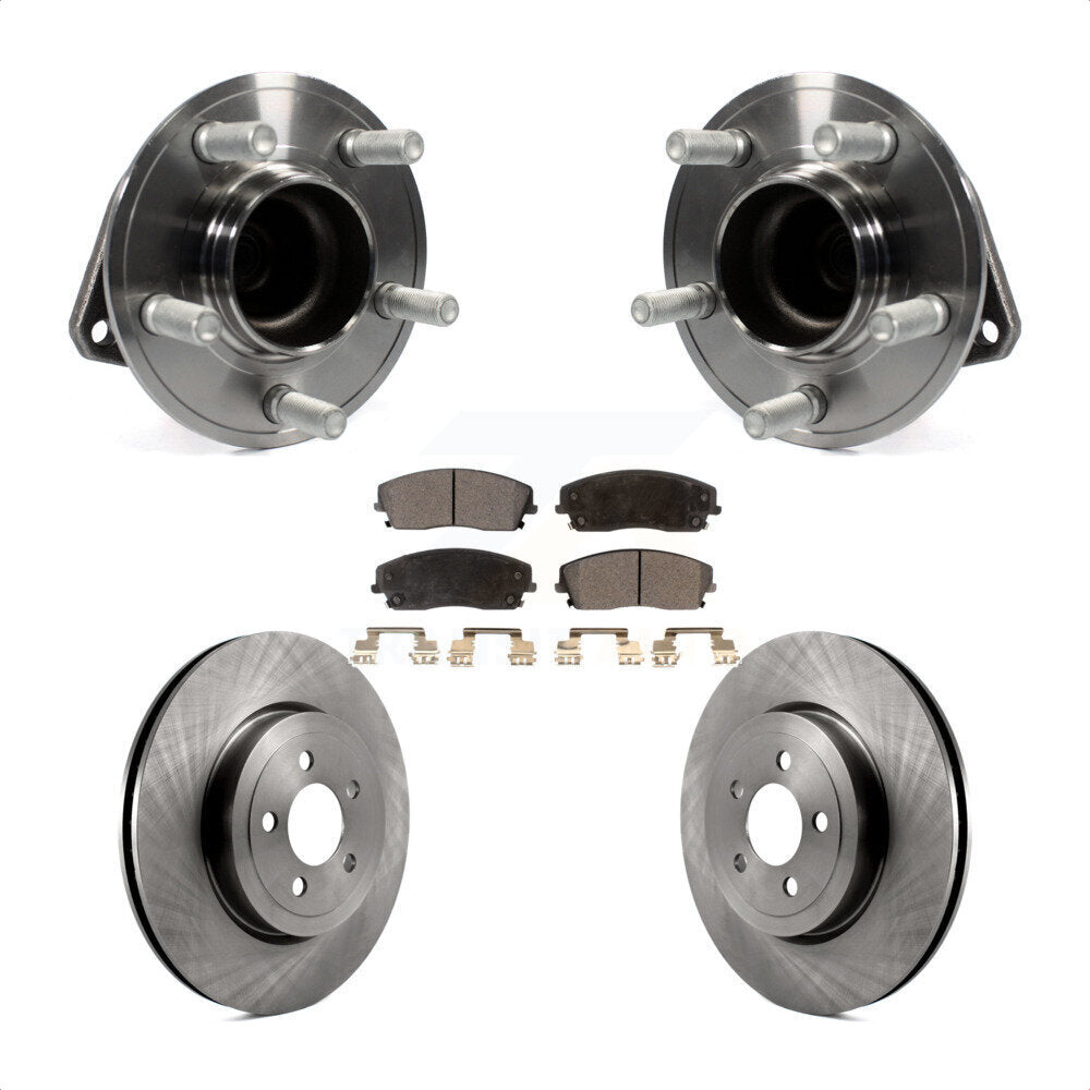 [Avant] Kit d'ensemble roulement de roue et moyeu pour 2015-2018 Dodge Charger RWD avec 3.6L 345mm Diameter Rotor KBB-123427