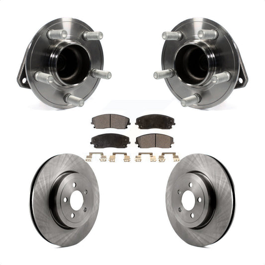 [Avant] Kit d'ensemble roulement de roue et moyeu pour 2015-2018 Dodge Charger RWD avec 3.6L 345mm Diameter Rotor KBB-123427