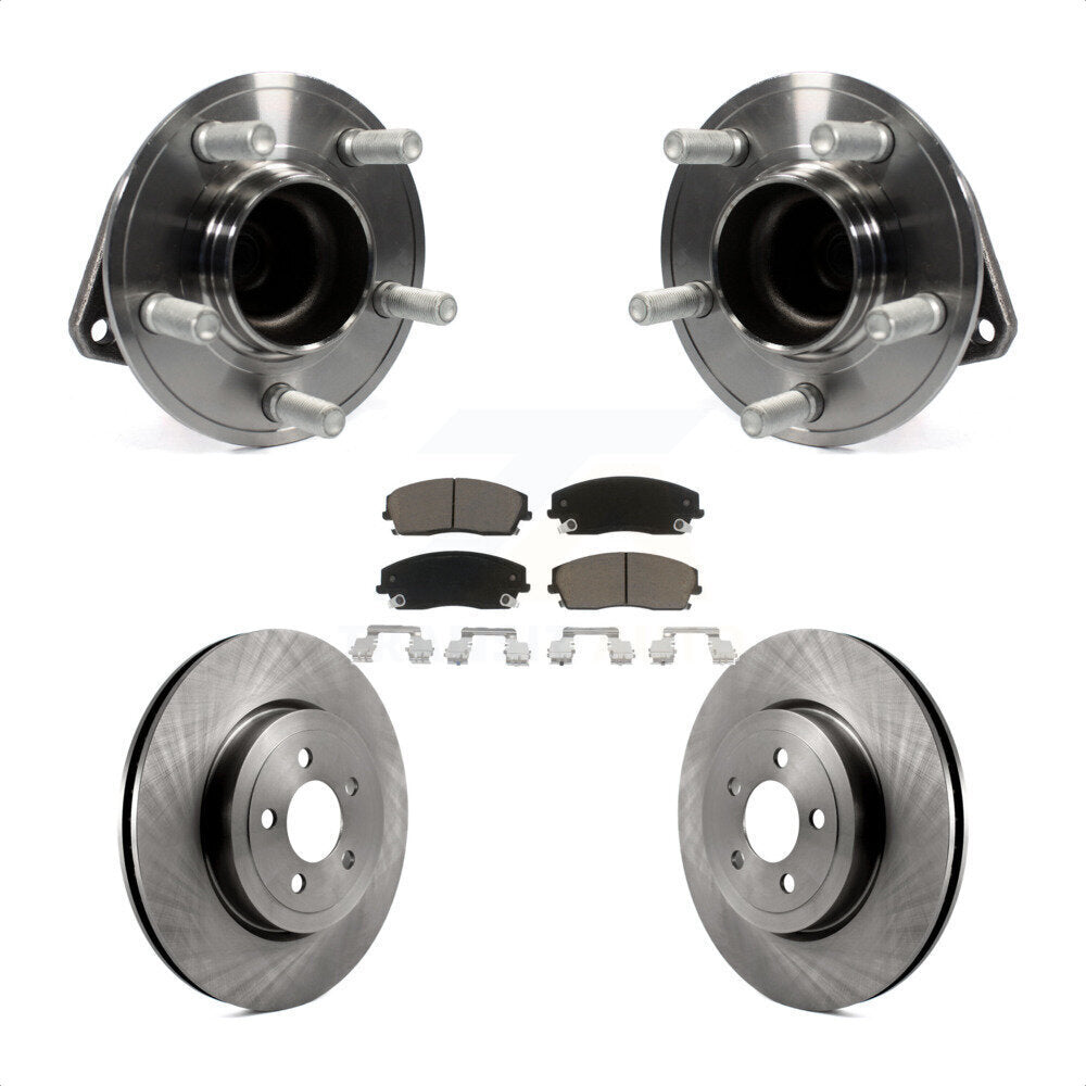 [Avant] Kit d'ensemble roulement de roue et moyeu pour 2015-2018 Dodge Charger RWD avec 3.6L 345mm Diameter Rotor KBB-123445