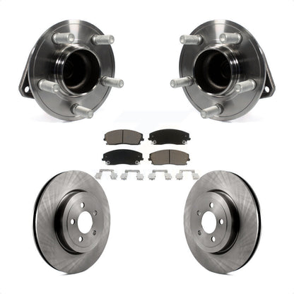 [Avant] Kit d'ensemble roulement de roue et moyeu pour 2015-2018 Dodge Charger RWD avec 3.6L 345mm Diameter Rotor KBB-123445